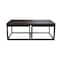 Alaterre Furniture Arcadia Acacia Wood 54" Coffee Table with Nesting Tables, Antiqued Mocha ANAR1175 - alternate 5